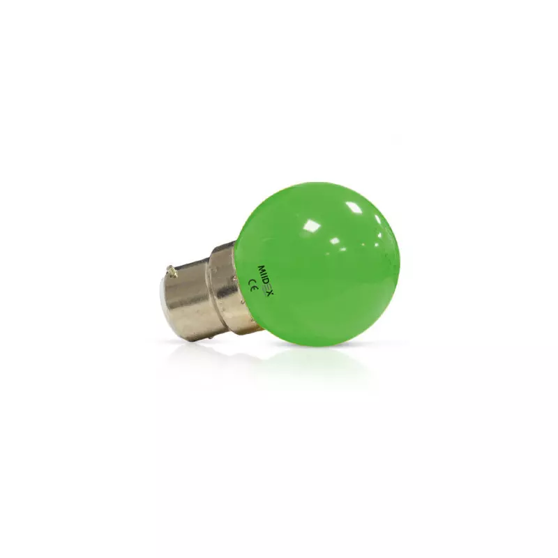 Ampoule LED B22 1W 300° Ø45mmx68mm - Verre