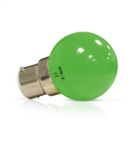 Ampoule LED B22 1W 300° Ø45mmx68mm - Verre