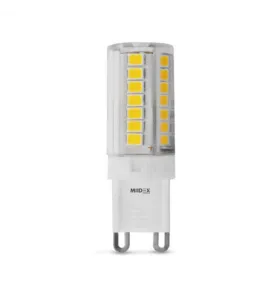 Ampoule LED G9 Dimmable AC220/240V 3,5W 350lm 300° IP20 Ø17mm - Blanc Naturel 4000K