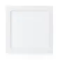 Plafonnier LED AC220/240V 18W 1400lm 120° IP20 IK08 220x220mm - Blanc Chaud 3000K