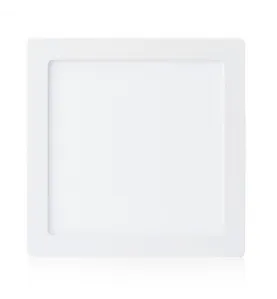 Plafonnier LED AC220/240V 18W 1400lm 120° IP20 IK08 220x220mm - Blanc Chaud 3000K