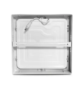 Plafonnier LED AC220/240V 18W 1400lm 120° IP20 IK08 220x220mm - Blanc Chaud 3000K