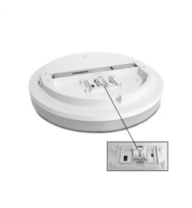 Plafonnier LED + Detecteur RF AC220/240V 18W 1800lm 120° Etanche IP54 IK10 Ø280mm - Blanc Naturel 4000K