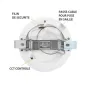 Plafonnier LED Encastrable AC220/240V 6W 525lm 100° IP40/20 IK06 Ø125mm - CCT 3000K / 4000K / 6000K perçage Ø50mm