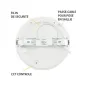 Plafonnier LED Encastrable Dimmable AC220/240V 12W 850lm 100° IP40/20 IK08 Ø166mm - CCT  perçage Ø50mm