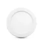 Plafonnier LED Blanc AC220/240V 18W 1800lm 100° IP40/20 IK06 Ø220mm - CCT 3000K / 4000K / 6500K perçage Ø53mm