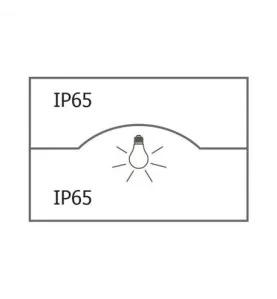 Plafonnier LED AC220-230V 36W 4000lm 120° Etanche IP65 595x595mm - Blanc Naturel 4000K