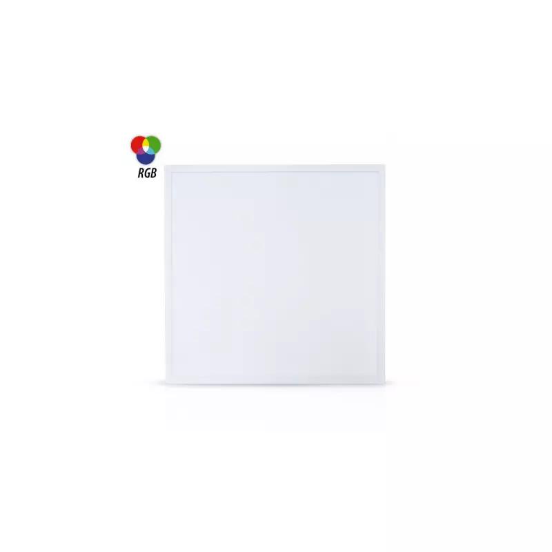 Plafonnier LED Dimmable Avec Télécommande 36W 120° 595mmx595mm - RGB