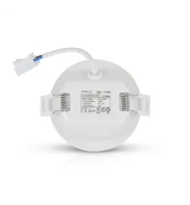 Plafonnier LED Encastrable AC220/240V 8W 720lm 120° Etanche IP40 IK06 Ø85mm - Blanc Naturel 4000K perçage Ø65mm