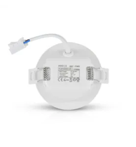 Plafonnier LED Encastrable AC220/240V 8W 600lm 120° Etanche IP44 IK08 Ø85mm - Blanc du Jour 6000K perçage Ø65mm