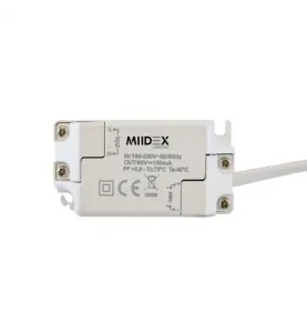 Spot LED Encastrable AC180/250V 15W 1600lm 38° IP20 Ø150mm - Blanc du Jour 6000K perçage Ø120mm