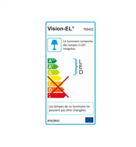 Spot LED Encastrable AC180/250V 15W 1600lm 38° IP20 Ø150mm - Blanc du Jour 6000K perçage Ø120mm