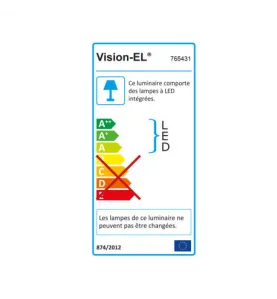 Spot LED Encastrable AC220/240V 15W 1360lm 38° IP20 Blanc/Argenté Ø150mm - Blanc du Jour 6000K perçage Ø120mm