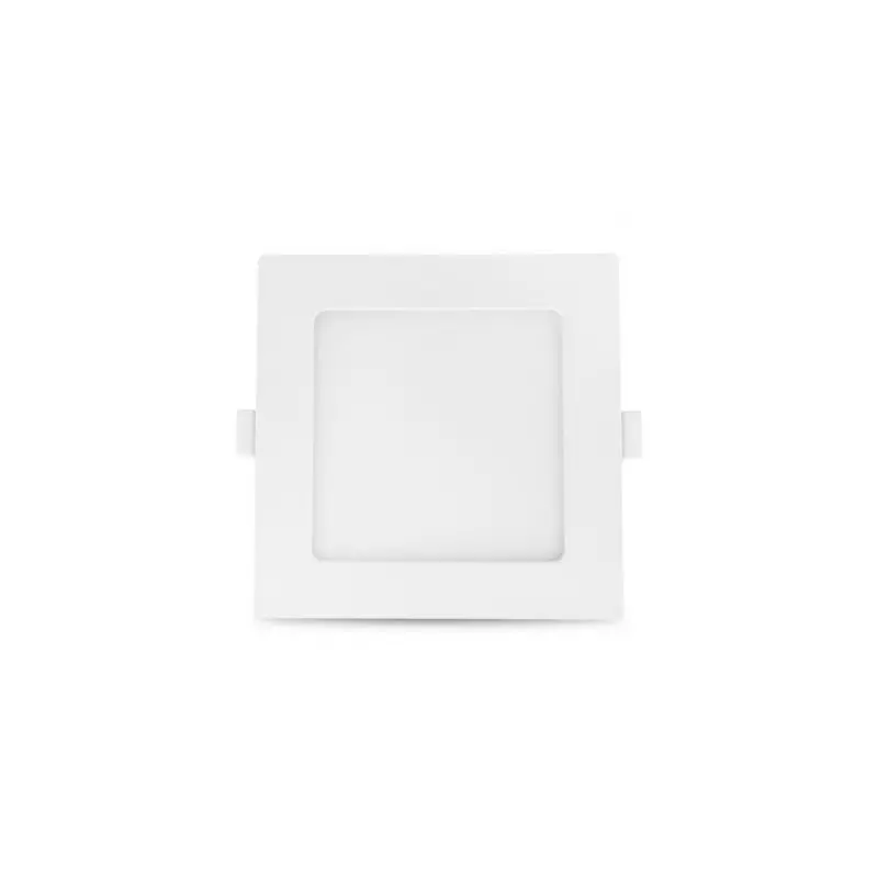 Plafonnier LED Encastrable AC220/240V 10W 750lm 120° Etanche IP40 IK06 147x147mm - Blanc Naturel 4000K perçage 127x127mm