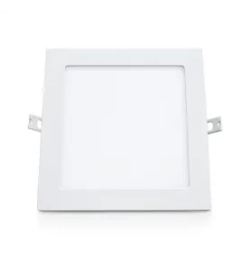 Plafonnier LED 18W 1650lm 120° 202mmx202mm - Blanc Naturel 4000K