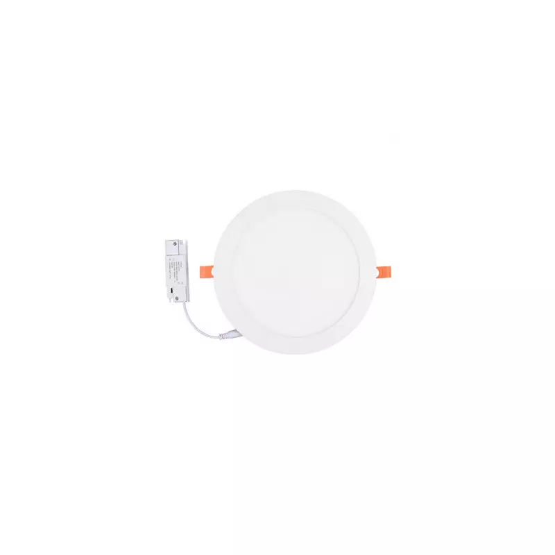 Plafonnier LED Encastrable Blanc 12W 1050lm/1140lm/1100lm 120° Ø175x24mm - CCT 3000K / 4000K / 6000K