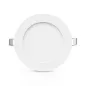 Plafonnier LED Encastrable AC220/240V 6W 450lm 120° Etanche IP40 IK08 Ø120mm - Blanc Chaud 3000K perçage Ø107mm