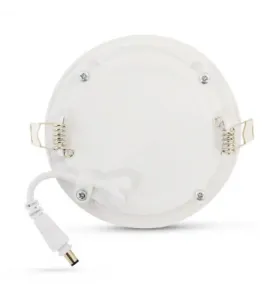 Plafonnier LED Encastrable AC220/240V 6W 450lm 120° Etanche IP40 IK08 Ø120mm - Blanc Chaud 3000K perçage Ø107mm