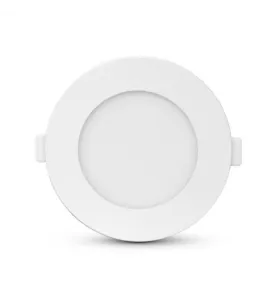 Plafonnier LED Encastrable 6W 450lm 120° Etanche IP40 IK08 Ø128mm - Blanc Chaud 3000K perçage Ø107mm