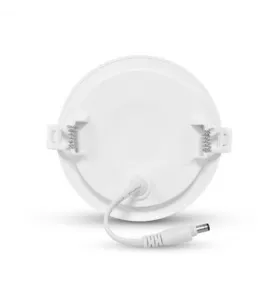 Plafonnier LED Encastrable 6W 450lm 120° Etanche IP40 IK08 Ø128mm - Blanc Chaud 3000K perçage Ø107mm