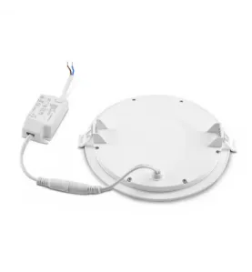 Plafonnier LED Encastrable AC220/240V 12W 900lm 120° Etanche IP40 IK06 Ø170mm - Blanc Chaud 3000K perçage Ø140mm