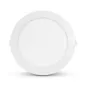 Plafonnier LED Encastrable AC220/240V 18W 1500lm 120° Etanche IP40 IK08 Ø230mm - Blanc Chaud 3000K perçage Ø205mm