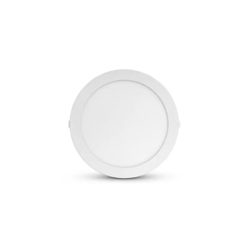 Plafonnier LED AC220/240V 24W 2100lm 120° IP40 IK06 Ø300mm - Blanc Chaud 3000K perçage Ø272mm