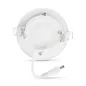 Plafonnier LED Encastrable Blanc 3W 180lm 120° Ø85mmx22mm - Blanc Chaud 3000K