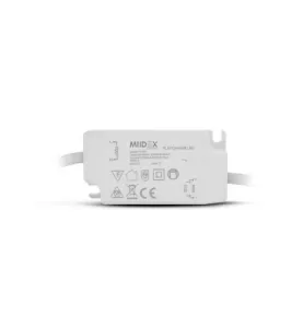 Plafonnier LED Encastrable Blanc 3W 180lm 120° Ø85mmx22mm - Blanc Chaud 3000K