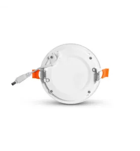 Plafonnier LED Encastrable Blanc 6W 450lm 120° Ø120x22mm - Blanc Chaud 3000K