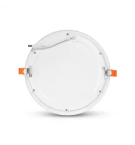 Plafonnier LED Encastrable Blanc 18W 1660lm 120° Ø225x24mm - Blanc Naturel 4000K