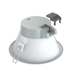 Downlight LED Encastrable Dimmable AC220/240V 30W 2800lm 100° IP44/20 Ø217mm - CCT 3000K / 4000K / 6000K perçage Ø200mm