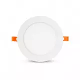 Plafonnier LED Encastrable AC220/240V 12W 1050lm 120° Etanche IP40 IK06 Ø175mm - Blanc Naturel 4000K perçage Ø155mm