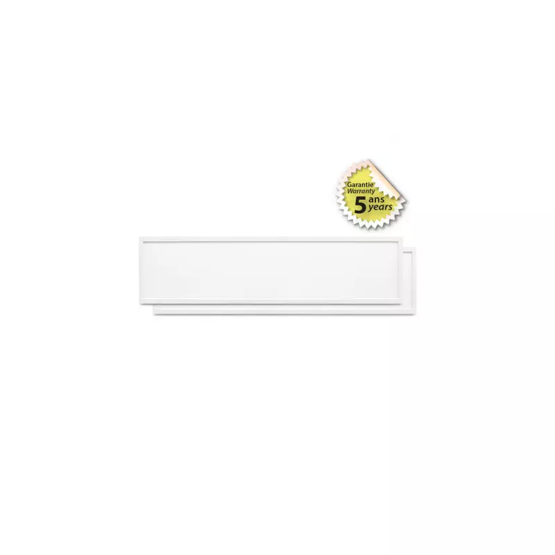 Plafonnier LED Blanc Backlit 36W 3960lm 120° 1195mmx295mm - Blanc Neutre 4000K