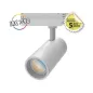 Spot LED sur Rail Orientable/Inclinable AC220/240V 15W 1440lm 24° Ø65mm - CCT 2700K / 4000K / 6000K