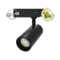 Spot LED sur Rail Orientable/Inclinable AC220/240V 15W 1440lm 24° IP20 IK05 Ø65mm - CCT 2700K / 4000K / 6000K