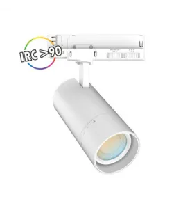 Spot LED sur Rail 10W/15W/20W 900-1890lm - Blanc chaud à Blanc du jour  2700K/4000K/6000K CCT