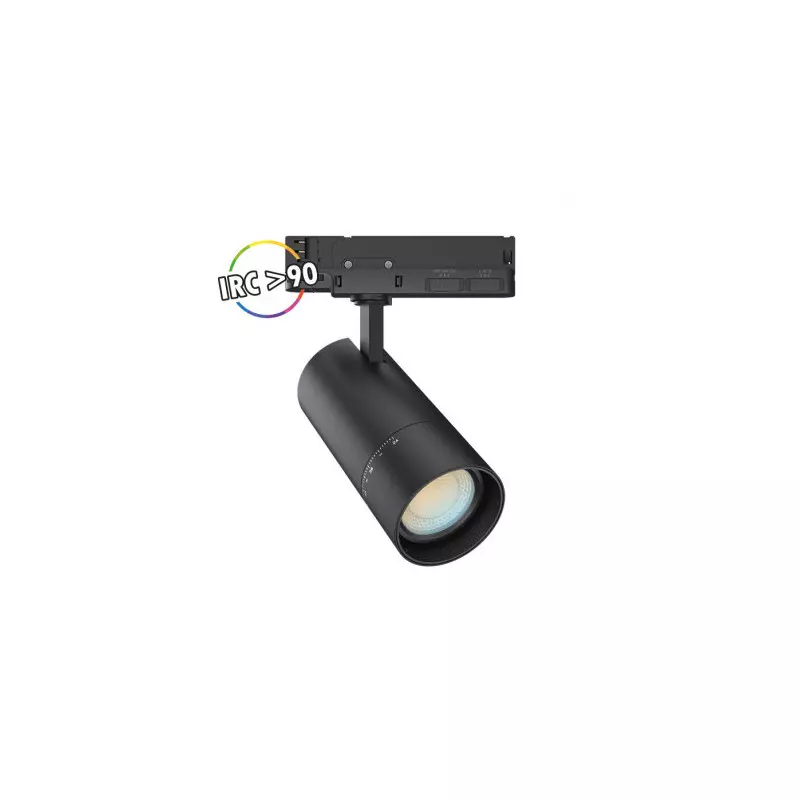 Spot LED sur Rail 10W/15W/20W 900-1900lm - Blanc chaud à Blanc du jour  2700K/4000K/6000K CCT