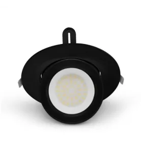 Spot LED Escargot Orientable 38W 3020/3550/3220lm 90° Ø195mmx145mm- Blanc chaud à Blanc jour CCT 3000K/4000K/5700K