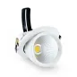 Spot LED Escargot Encastrable Rond Orientable 20W 1600lm 38° - Blanc Naturel 4000K