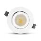 Spot LED Escargot Encastrable Rond Orientable 20W 1600lm 38° - Blanc Naturel 4000K