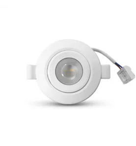 Spot LED Dimmable Orientable 10W 800lm 38° Ø112mmx23,5mm - Blanc chaud 3000K