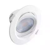 Spot LED SMD Orientable 10W 800lm 38° Ø120mmx50mm - Blanc Chaud 3000K