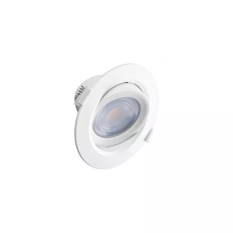 Spot LED SMD Orientable 10W 800lm 38° Ø120mmx50mm - Blanc Chaud 3000K