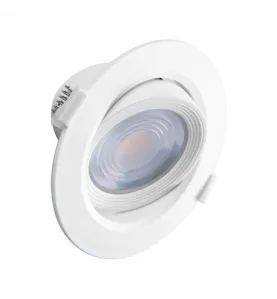 Spot LED SMD Orientable 10W 800lm 38° Ø120mmx50mm - Blanc Chaud 3000K