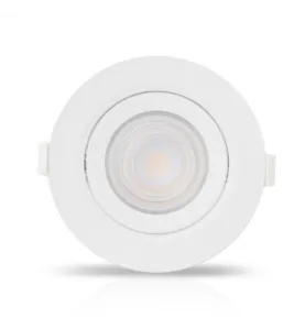 Spot LED SMD Orientable 10W 800lm 38° Ø120mmx50mm - Blanc Chaud 3000K