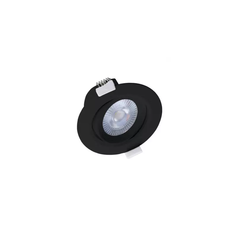 Spot LED Encastrable Orientable AC220/240V 10W 850lm 38° IP20 IK08 Ø120mm - Blanc Naturel 4000K perçage Ø93 mm