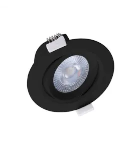 Spot LED Encastrable Orientable AC220/240V 10W 850lm 38° IP20 IK08 Ø120mm - Blanc Naturel 4000K perçage Ø93 mm