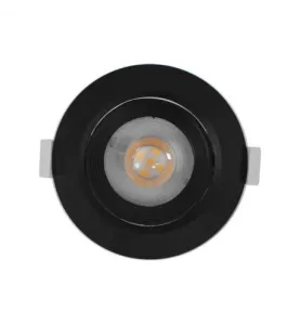 Spot LED Encastrable Orientable AC220/240V 10W 850lm 38° IP20 IK08 Ø120mm - Blanc Naturel 4000K perçage Ø93 mm