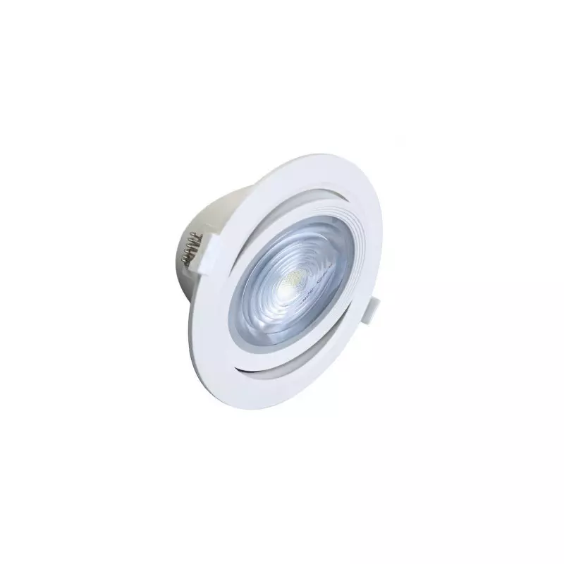 Spot LED SMD Orientable 18W 1200lm 38° Ø145mmx55mm - Blanc Chaud 3000K